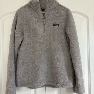 Patagonia Light Gray Fleece pullover  Jacket